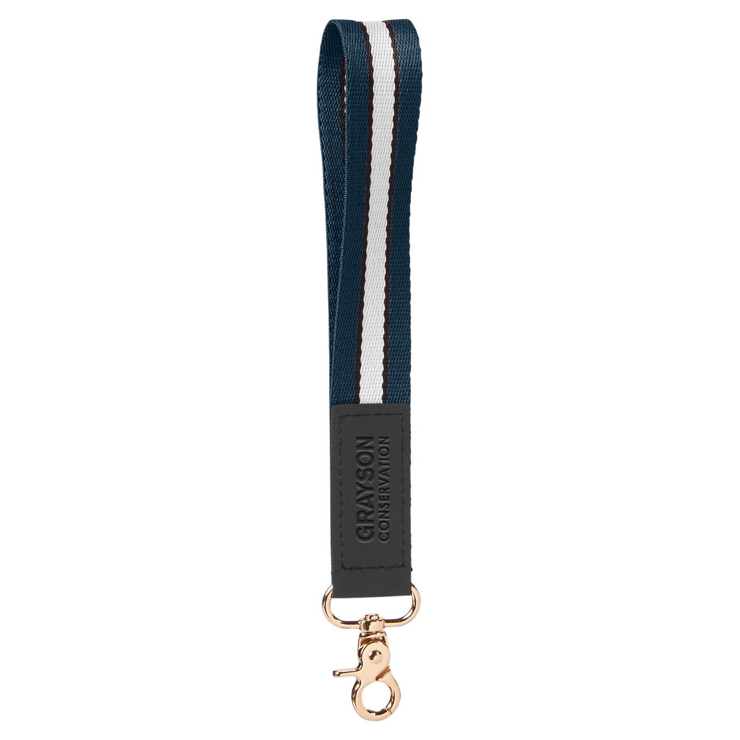 Blue Summit Wrist Strap Keychain