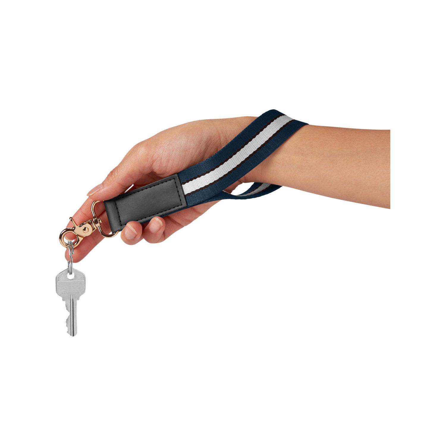 Blue Summit Wrist Strap Keychain