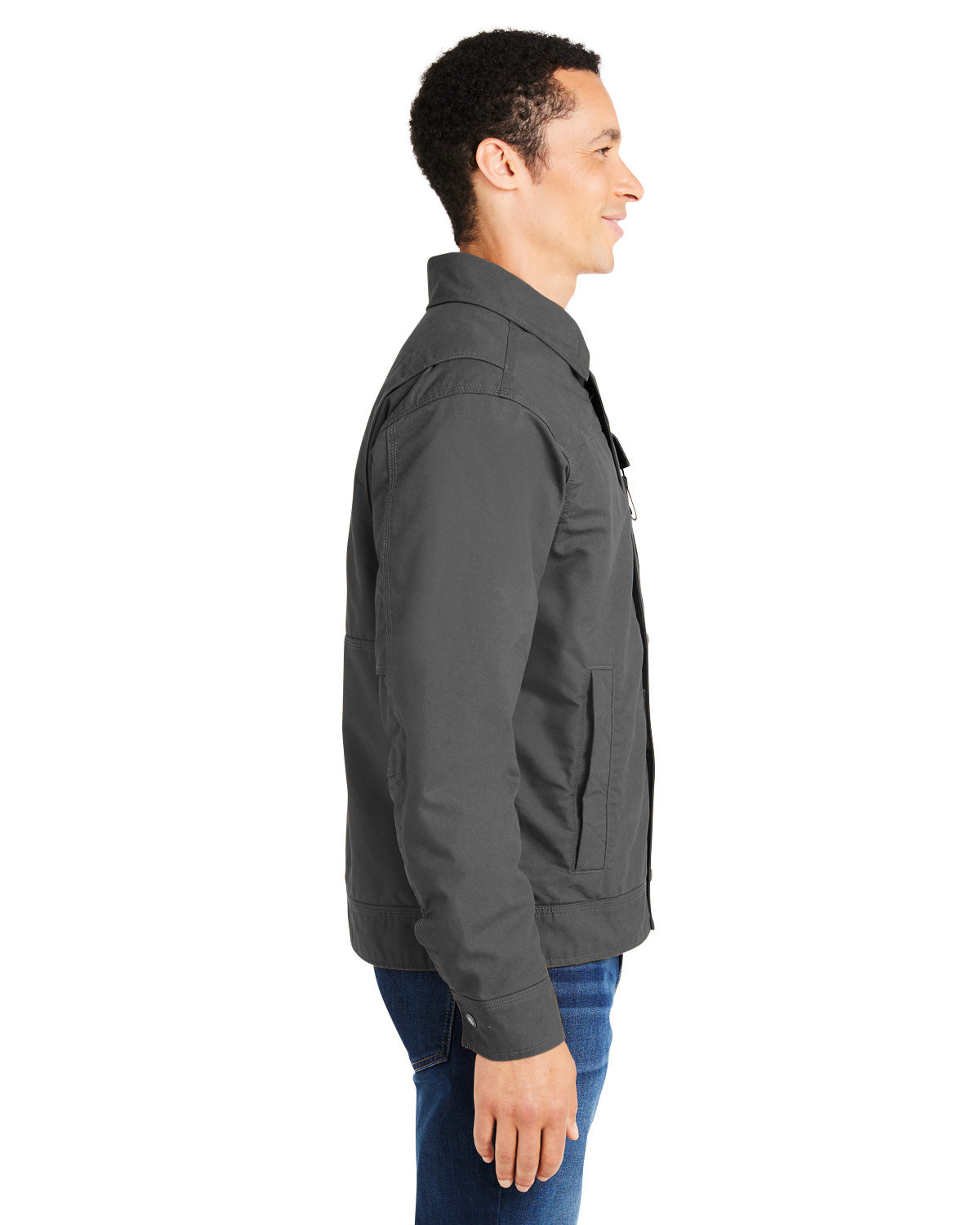 Washed canvas jacket with 3M™ Thinsulate™ insulation, quilted lining, water-resistant finish, articulated elbows, gussets, and multiple secure pockets.