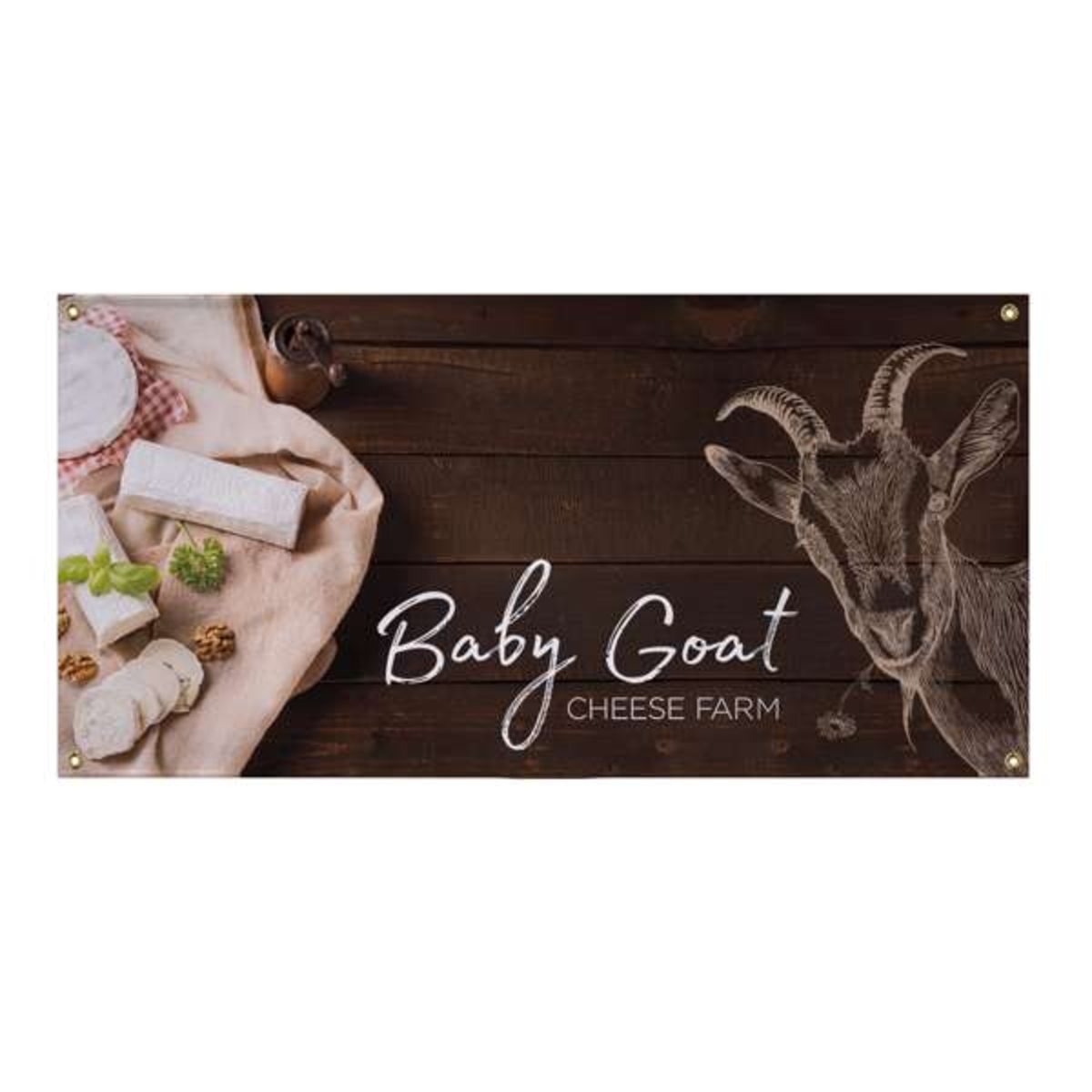Light-duty single-sided vinyl banner for indoor or short-term outdoor use, featuring water-resistant and easy-to-clean material.