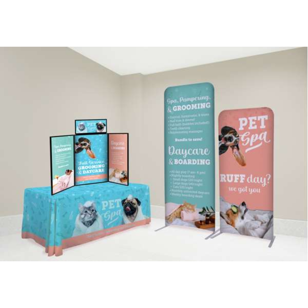 4' Fast Trak Display w/ Full Graphic Panels Product Image