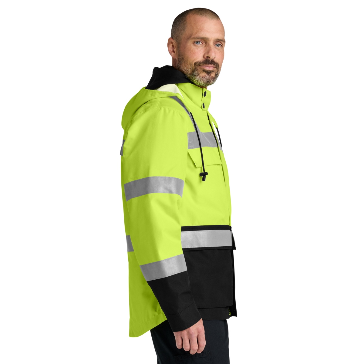 ANSI Class 3 high-visibility 3-in-1 parka with versatile layering and weather protection for demanding work environments.