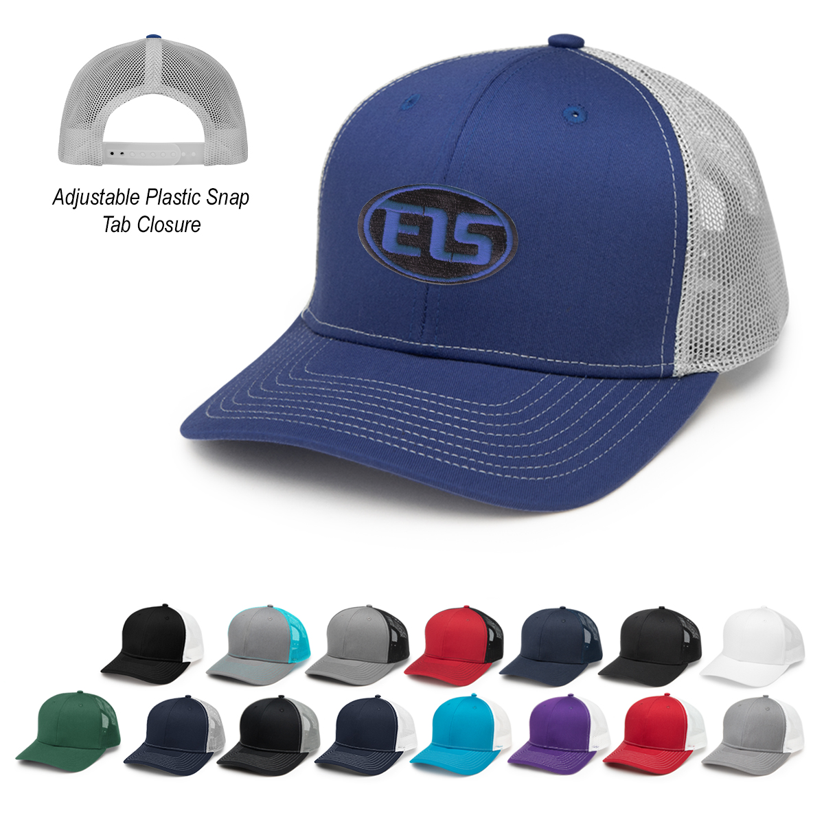 The Hauler Classic Trucker Hat features a structured, six-panel crown, a pre-curved visor, and a breathable mesh back for a timeless casual look. Made from a 60% cotton and 40% polyester blend, this medium-profile cap includes a comfortable cotton sweatband and an adjustable plastic snapback closure for a secure, customizable fit. Ideal for everyday wear, outdoor activities, and custom branding.