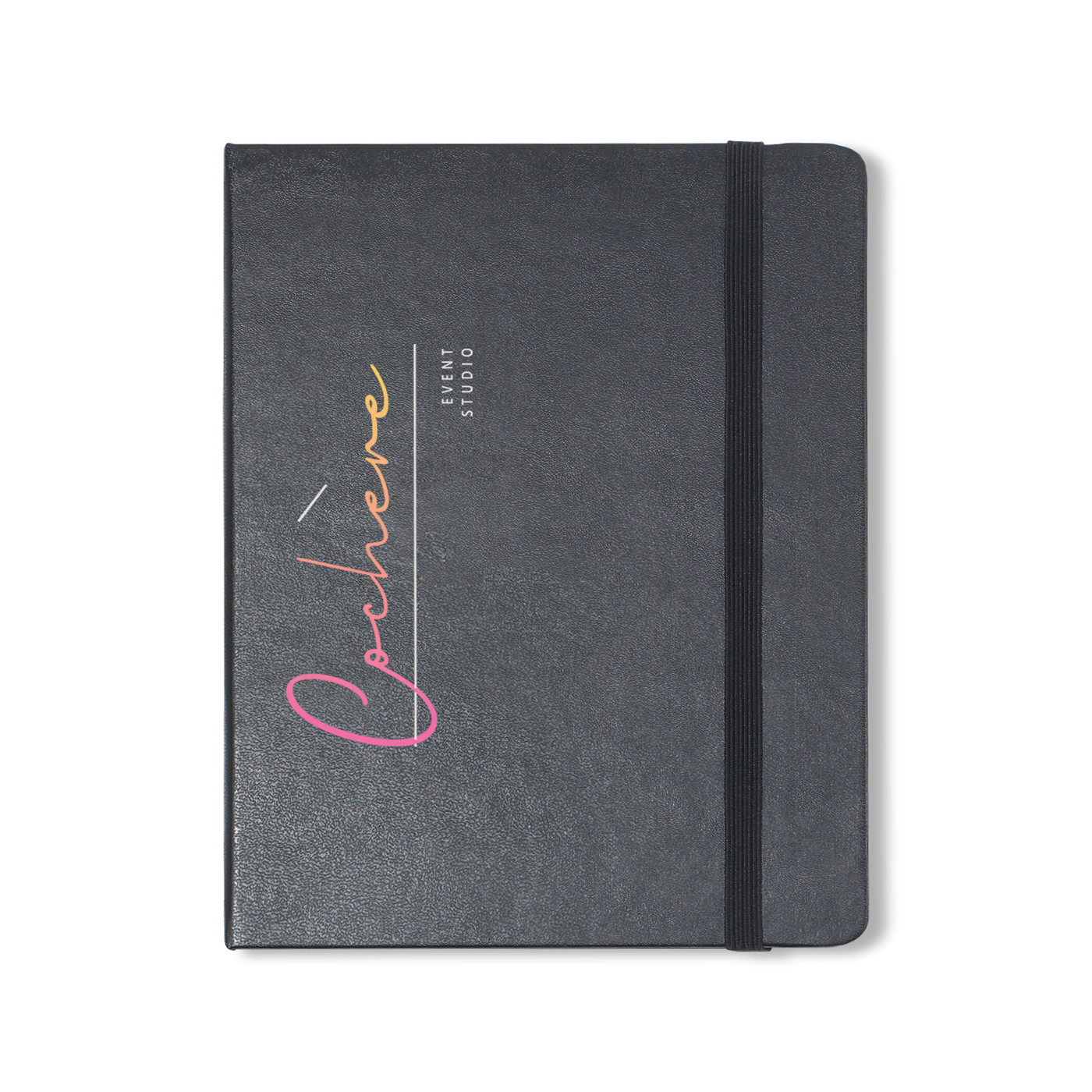 Black Moleskine large hardcover ruled notebook and mini notebook charm gift set, featuring a coordinated writing set presented in an elegant two-piece gift box. The FSC-certified large notebook offers a durable cover and lined pages for note-taking, journaling, and daily organization, while the miniature notebook charm adds a compact decorative touch. Ideal for professional use, corporate gifts, and special events.