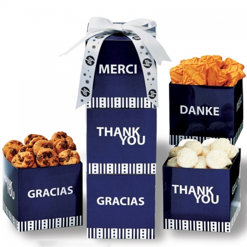 Thank You Cube Cookie Tower Product Image