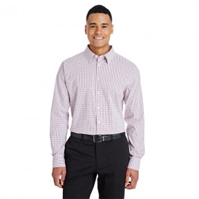 Devon & Jones Men's CrownLux Performance Windowpane Shirt Product Image
