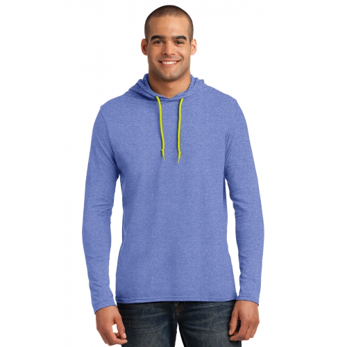 Gildan 100% Ring Spun Cotton Long Sleeve Hooded T-Shirt Product Image