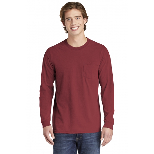 Comfort Colors Heavyweight Ring Spun Long Sleeve Pocket Tee Product Image