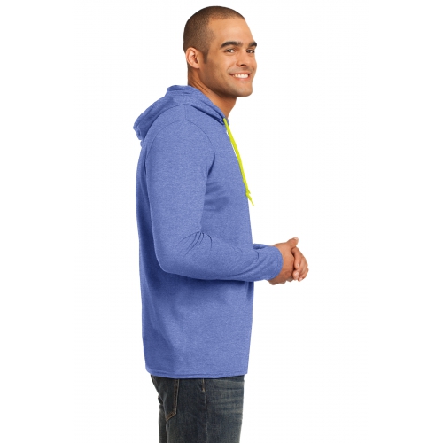 Gildan 100% Ring Spun Cotton Long Sleeve Hooded T-Shirt Product Image