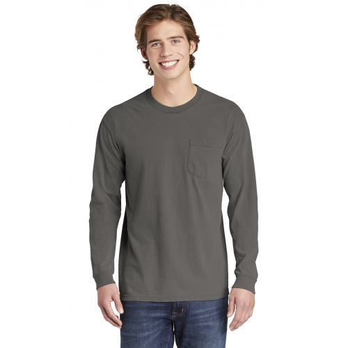 Comfort Colors Heavyweight Ring Spun Long Sleeve Pocket Tee Product Image