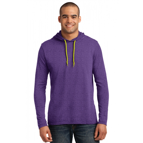 Gildan 100% Ring Spun Cotton Long Sleeve Hooded T-Shirt Product Image