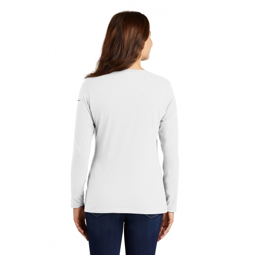 Nike Women's Core Cotton Long Sleeve Scoop Neck Tee Product Image
