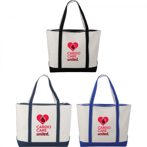 Baltic 24 oz. Cotton Canvas Tall Zippered Tote Product Image