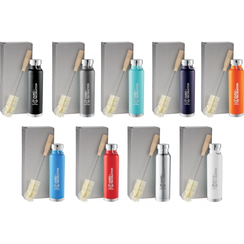 Thor Copper Vacuum Bottle with Brush - 22 oz. Product Image