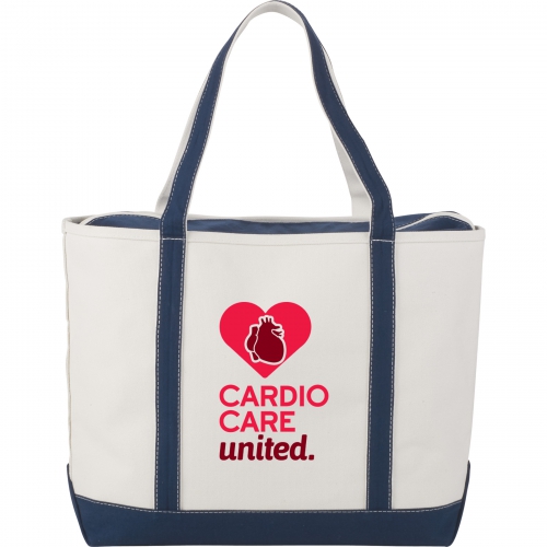 Baltic 24 oz. Cotton Canvas Tall Zippered Tote Product Image