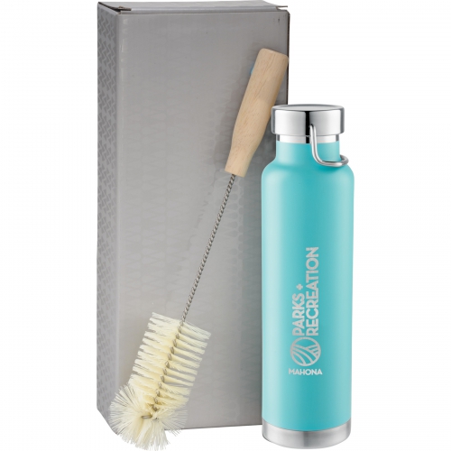 Thor Copper Vacuum Bottle with Brush - 22 oz. Product Image