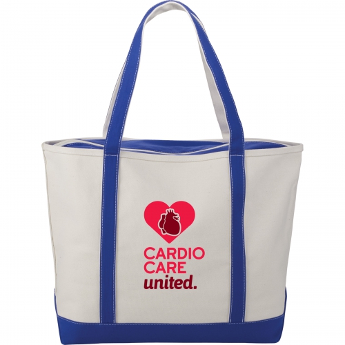 Baltic 24 oz. Cotton Canvas Tall Zippered Tote Product Image