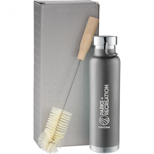 Thor Copper Vacuum Bottle with Brush - 22 oz. Product Image