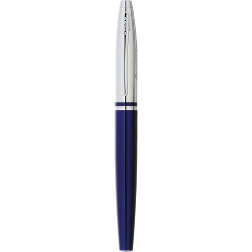 Cross® Calais Chrome Blue Roller Ball Pen Product Image