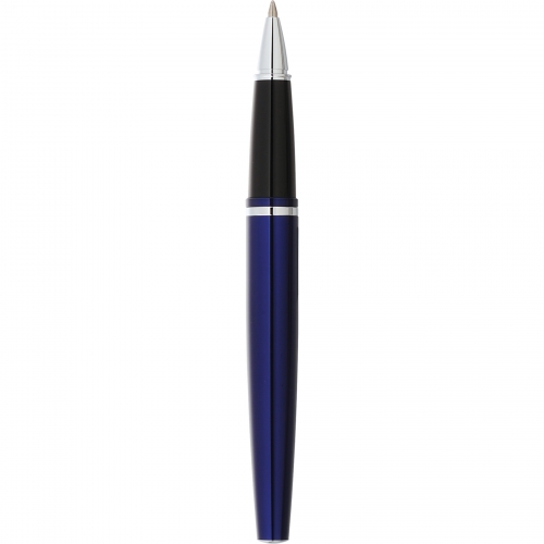 Cross® Calais Chrome Blue Roller Ball Pen Product Image