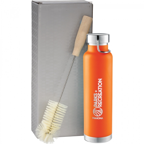Thor Copper Vacuum Bottle with Brush - 22 oz. Product Image