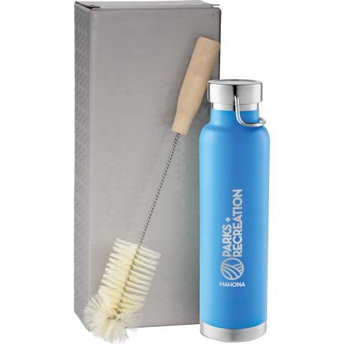 Thor Copper Vacuum Bottle with Brush - 22 oz. Product Image