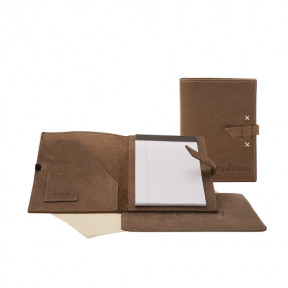 Bailiwick Leather Mini Padfolio & Mouse Pad in Muslin Bag Product Image