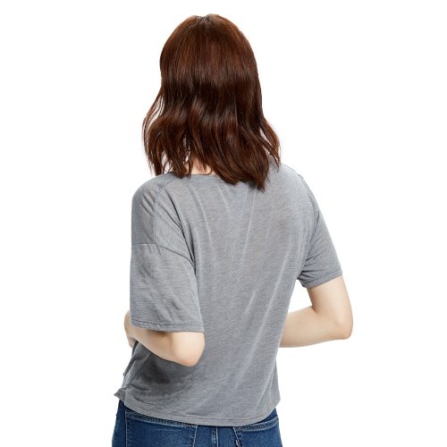 US Blanks Women's 4.2 oz. Boxy Open Neck Top Product Image