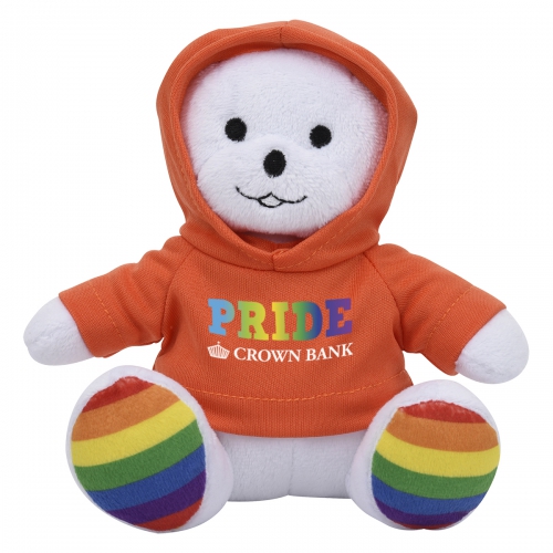 6" Rainbow Bear Stuffed Animal Product Image