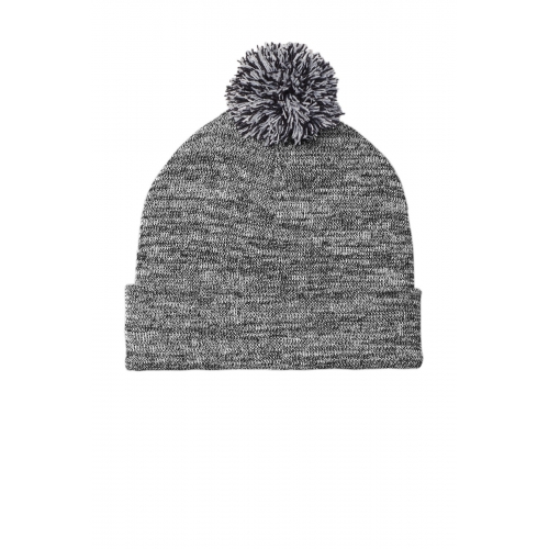 Sport-Tek Heather Pom Pom Beanie Product Image