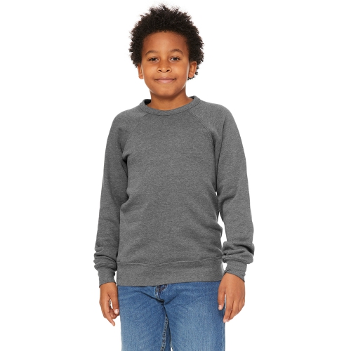 BELLA+CANVAS Youth Sponge Fleece Raglan Sweatshirt Product Image
