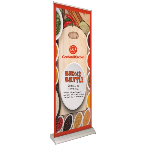 33.5" Dry Erase Deluxe Pro Retractor Single-Banner Kit Product Image