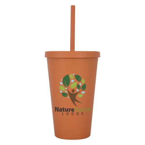 Newport Wheat Travel Tumbler - 16 oz. Product Image