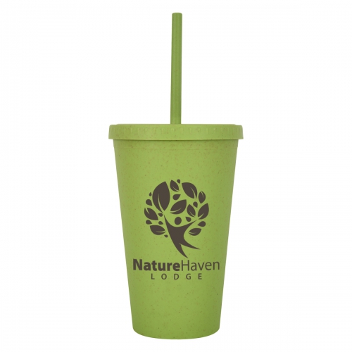 Newport Wheat Travel Tumbler - 16 oz. Product Image