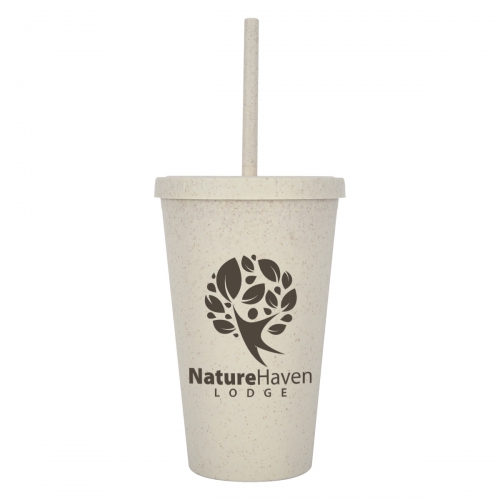 Newport Wheat Travel Tumbler - 16 oz. Product Image