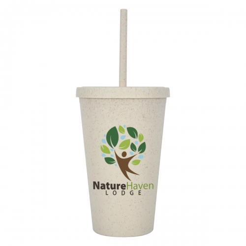 Newport Wheat Travel Tumbler - 16 oz. Product Image