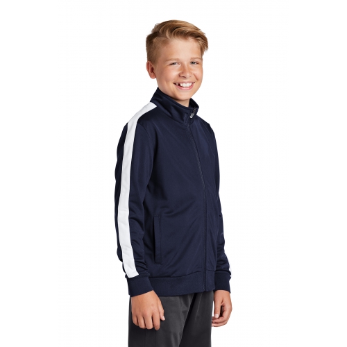 Sport-Tek Youth Tricot Track Jacket Product Image