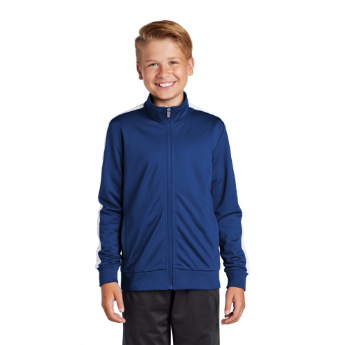 Sport-Tek Youth Tricot Track Jacket Product Image