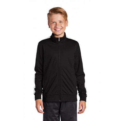 Sport-Tek Youth Tricot Track Jacket Product Image