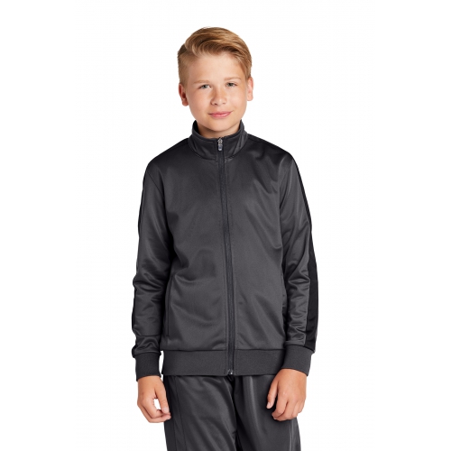 Sport-Tek Youth Tricot Track Jacket Product Image