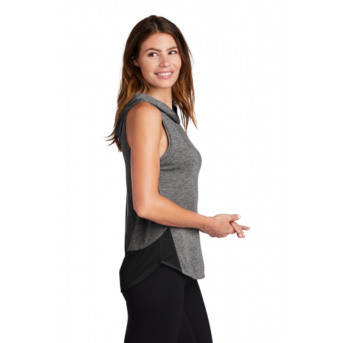 Sport-Tek Women's PosiCharge® Tri-Blend Wicking Draft Hoodie Tank Product Image