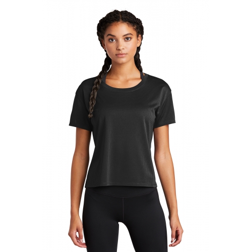 Sport-Tek Women's PosiCharge® Tri-Blend Wicking Draft Crop Tee Product Image
