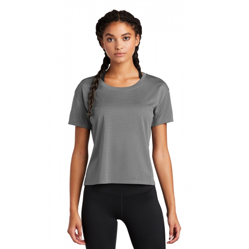 Sport-Tek Women's PosiCharge® Tri-Blend Wicking Draft Crop Tee Product Image