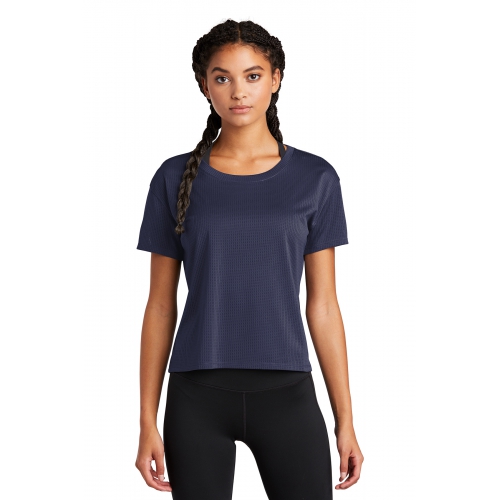 Sport-Tek Women's PosiCharge® Tri-Blend Wicking Draft Crop Tee Product Image