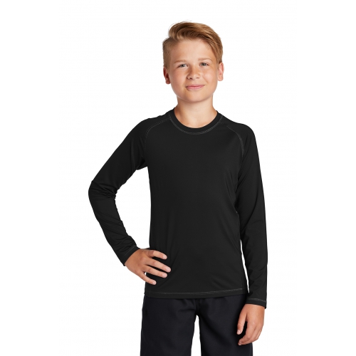 Sport-Tek Youth Long Sleeve Rashguard Tee Product Image