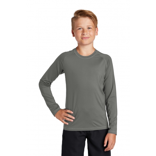 Sport-Tek Youth Long Sleeve Rashguard Tee Product Image