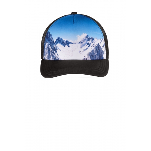 Port Authority Photo Real Snapback Trucker Cap Product Image