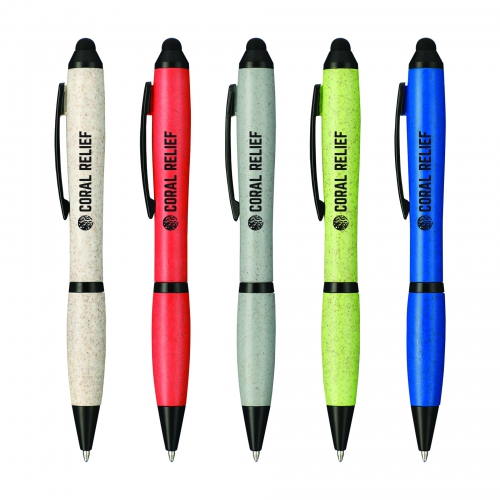 Nash Wheat Straw Ballpoint Stylus Pen Product Image