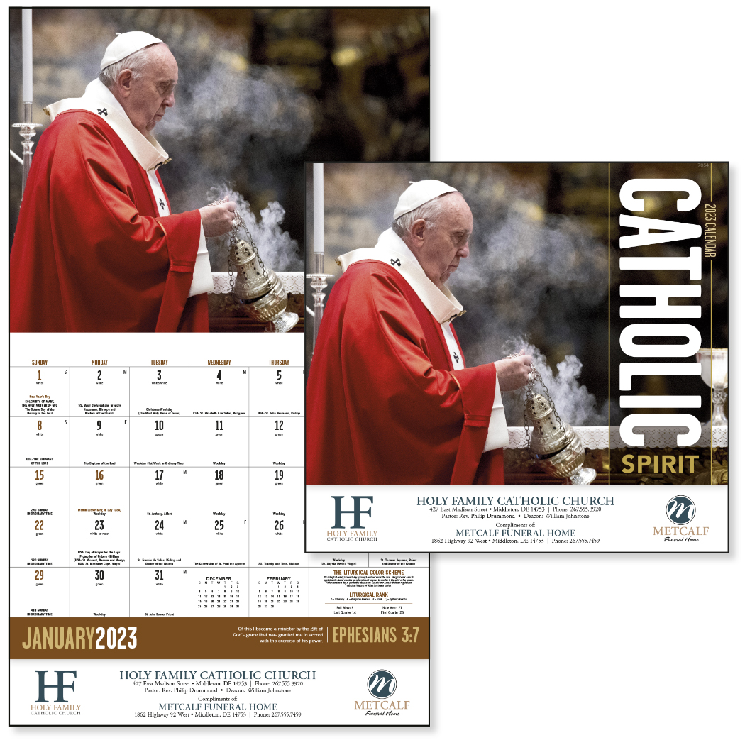 Catholic Spirit Stapled Appointment Calendar Product Image