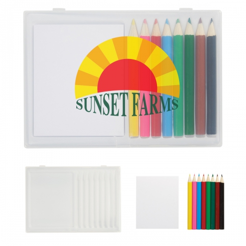 8-Piece Colored Pencil Art Set in Case Product Image